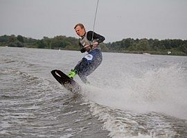 Wakeboarding auf dem Trebelsee