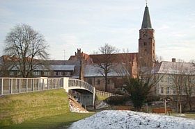 Brandenburger Dom und Strengbrücke im Winter 2007